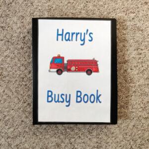 Personalised busy book - 3+