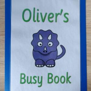 Personalised Busy Book - 5/6 years old